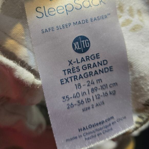 HALO Wearable Blanket 100% Cotton TOG 0.5 Sleep Sacks Set of Three Size XL - Picture 11 of 11